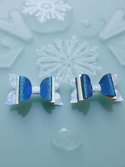 Glacier Gleam Bite Size Bows