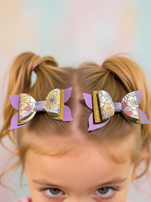 Floral Flutters Bite- Size Bows