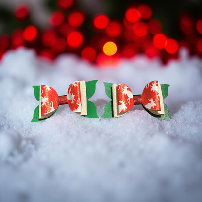 Reindeer Wraps Bite Size Bows