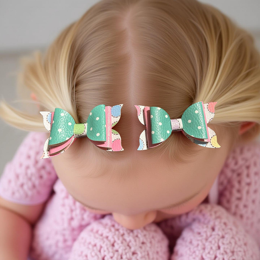Dot Drop Darlings Bite- Size Bows