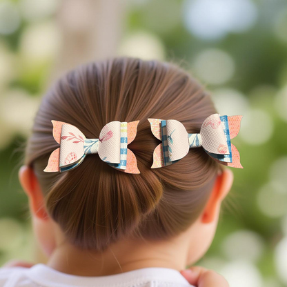 Cotton Candy Goodness Bite - Size Bows