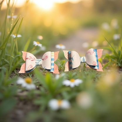 Cotton Candy Goodness Bite - Size Bows