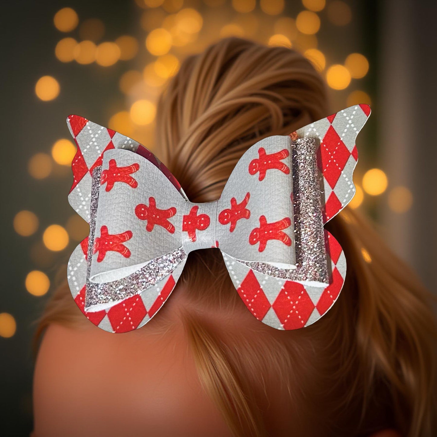 Frosted Ginger Joy Hairbow