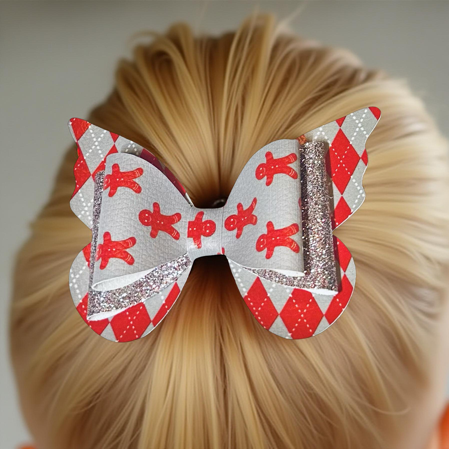 Frosted Ginger Joy Hairbow