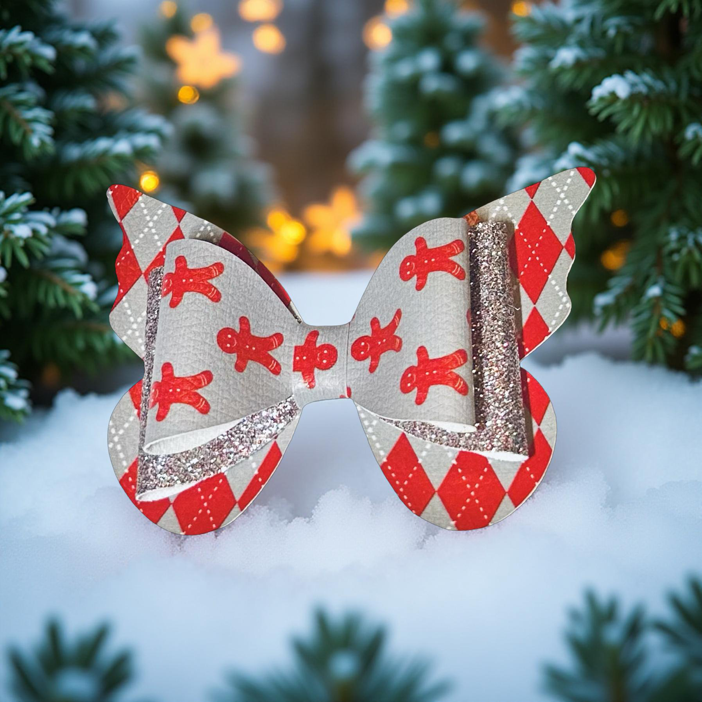 Frosted Ginger Joy Hairbow