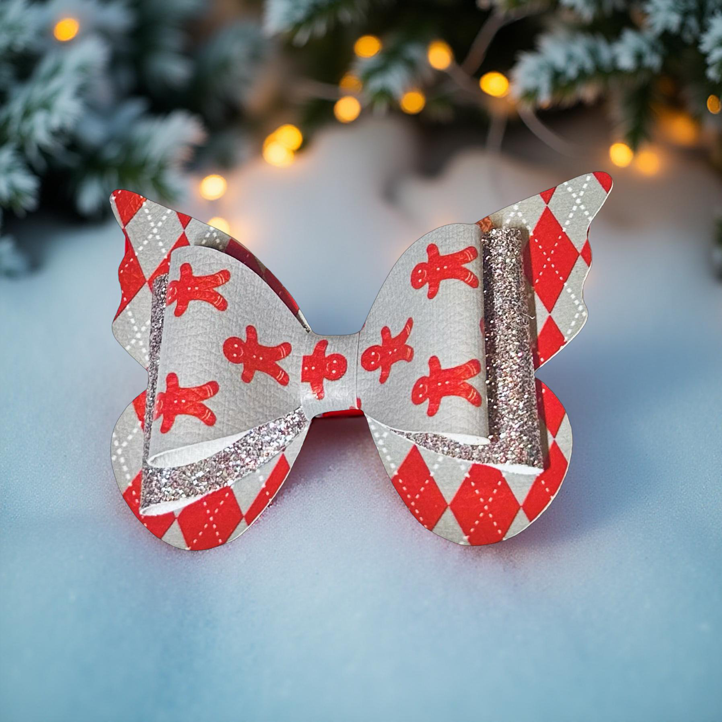 Frosted Ginger Joy Hairbow