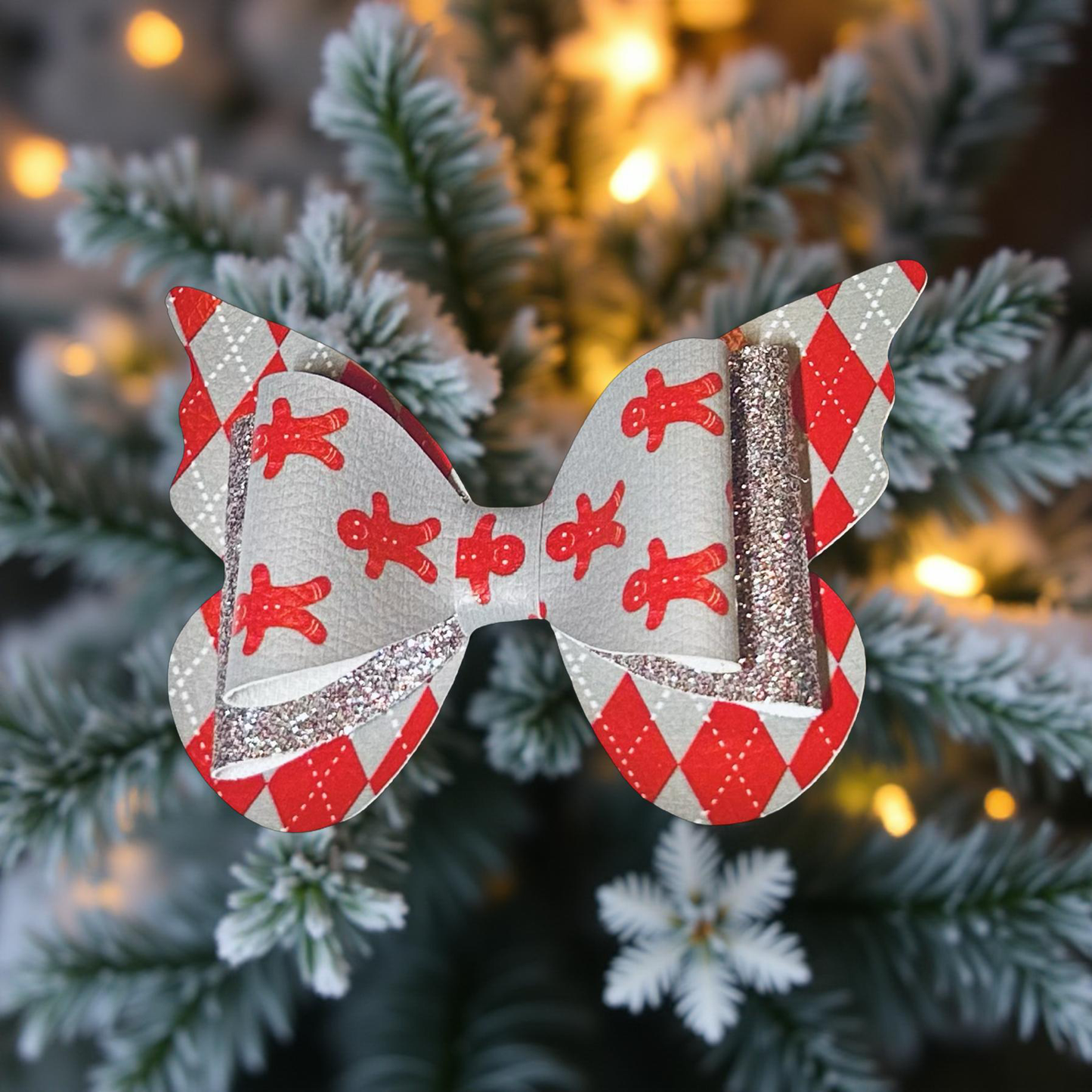 Frosted Ginger Joy Hairbow