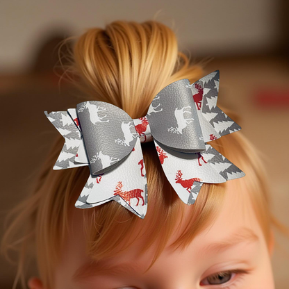 Reindeer Retreat Biggie Bow