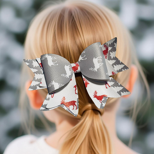 Reindeer Retreat Biggie Bow