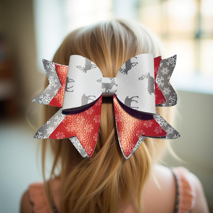 Reindeer Radiant Biggie Bow
