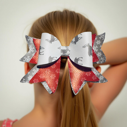 Reindeer Radiant Biggie Bow