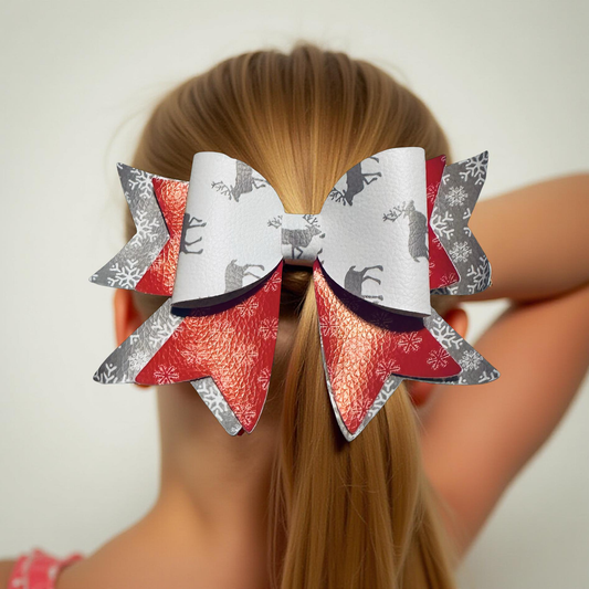 Reindeer Radiant Biggie Bow