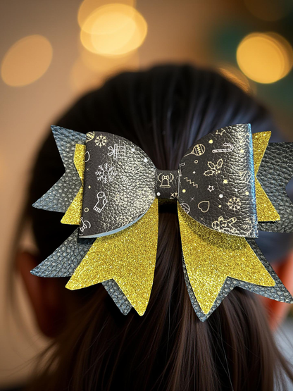 Golden Gift Wrap Biggie Bow