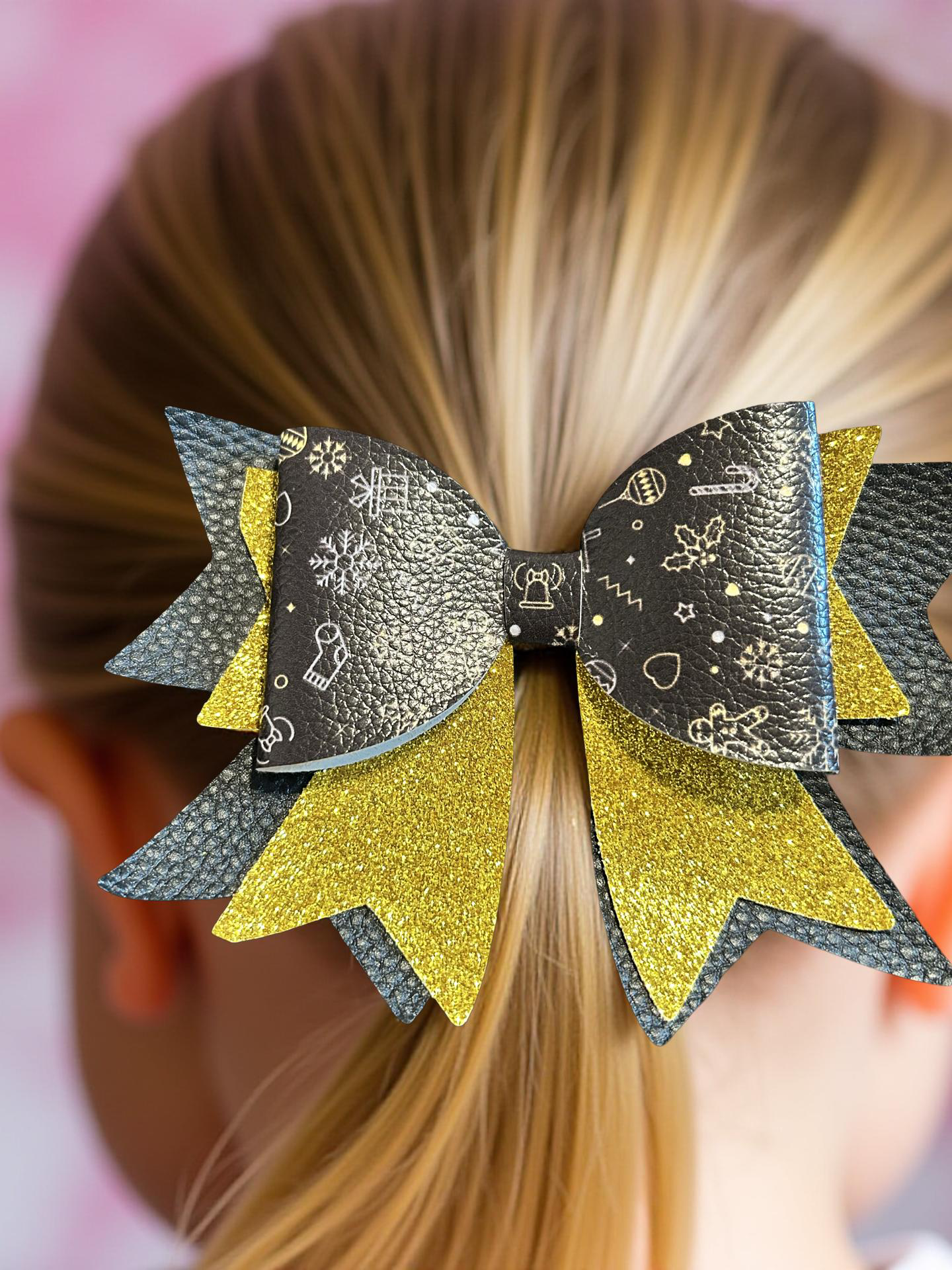 Golden Gift Wrap Biggie Bow