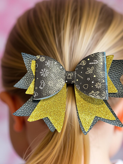 Golden Gift Wrap Biggie Bow