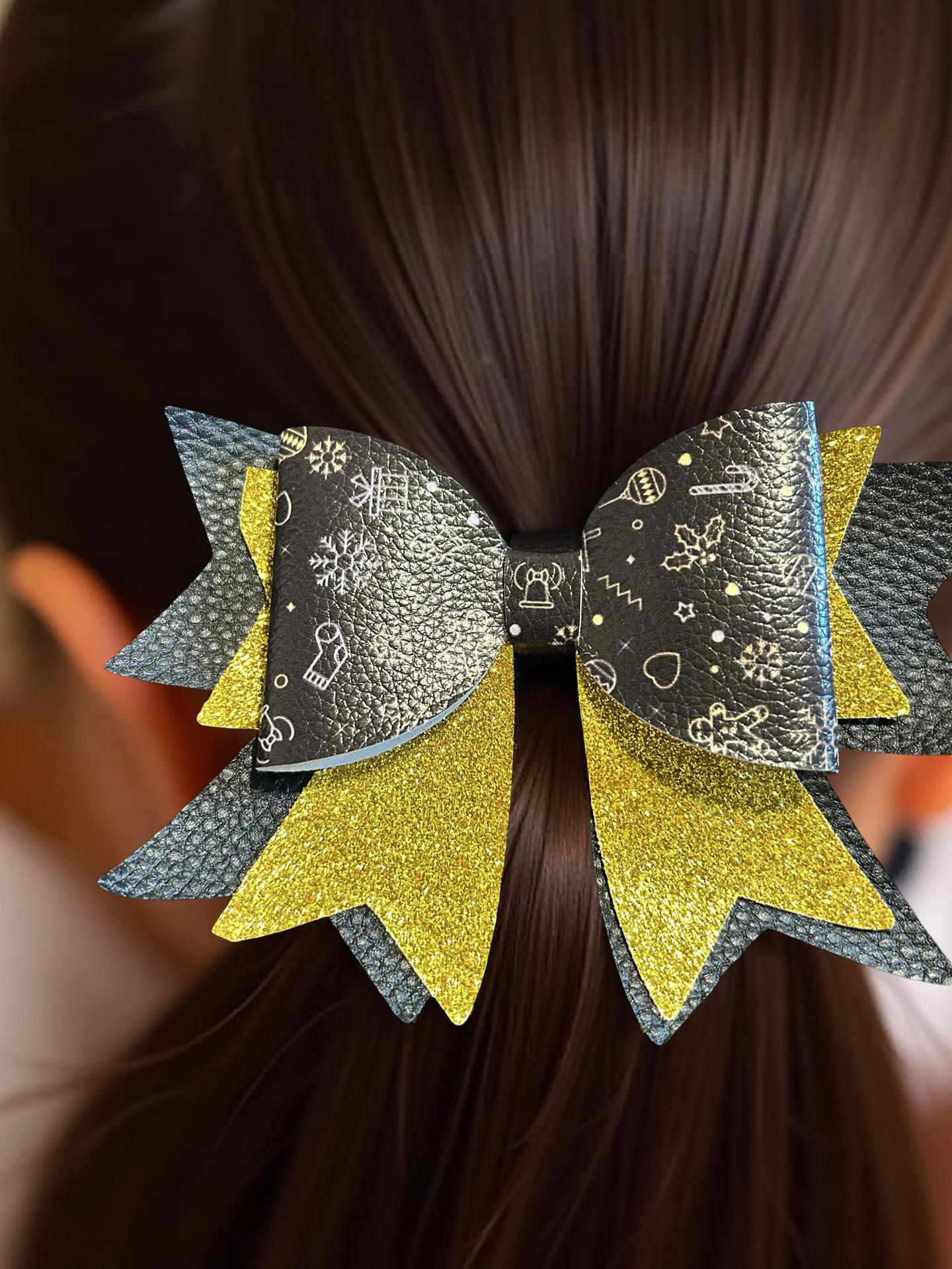 Golden Gift Wrap Biggie Bow