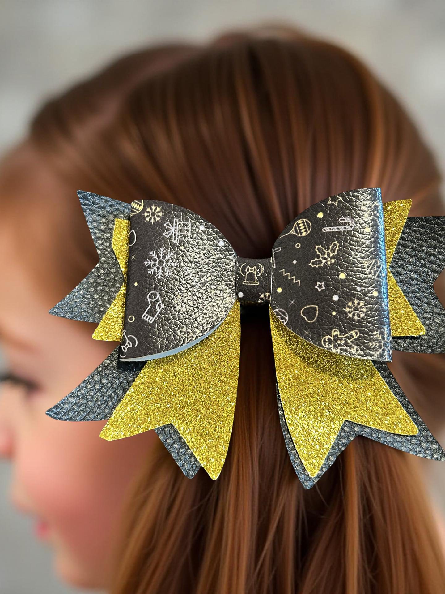 Golden Gift Wrap Biggie Bow