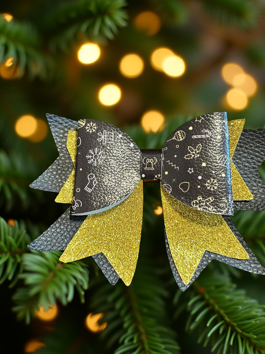 Golden Gift Wrap Biggie Bow