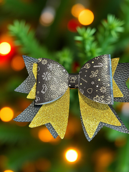 Golden Gift Wrap Biggie Bow