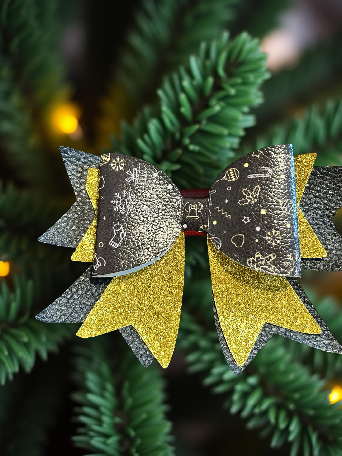 Golden Gift Wrap Biggie Bow