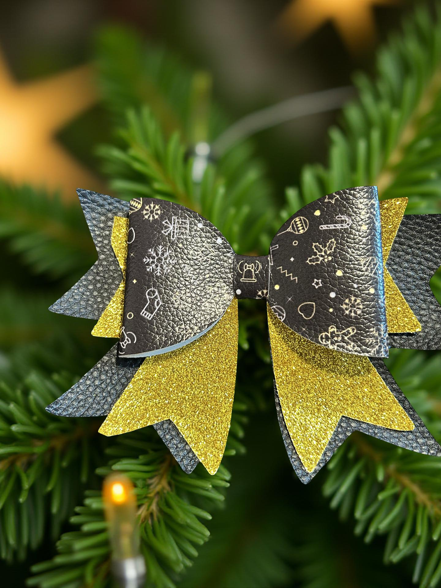 Golden Gift Wrap Biggie Bow