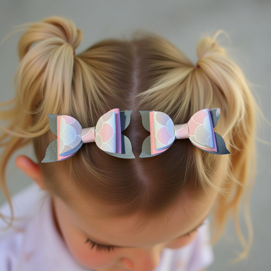 Candy Clouds Crinkle Bite-Size Bows
