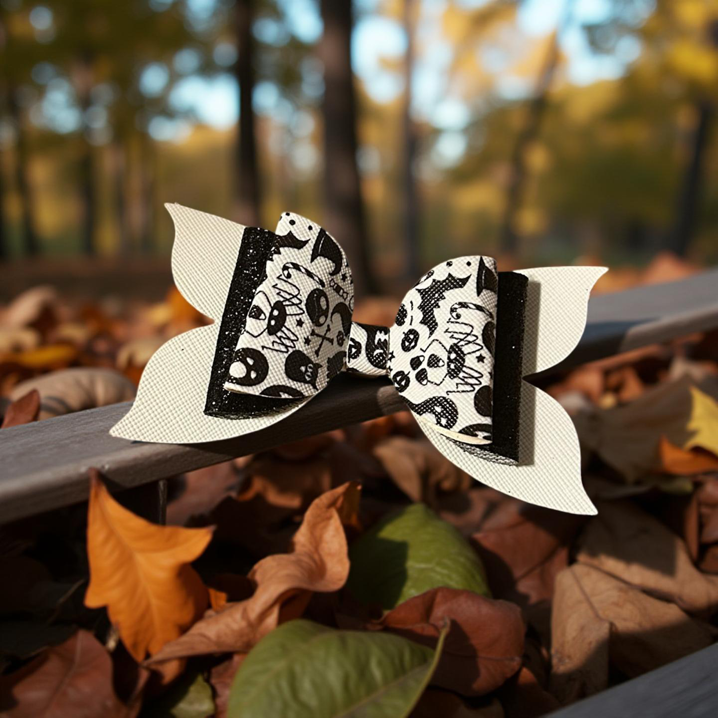 Skelly Chic Hairbow