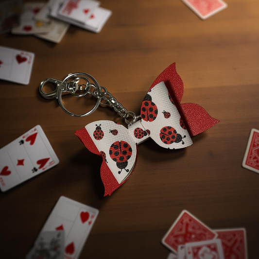 Lady Bug Love Keychain