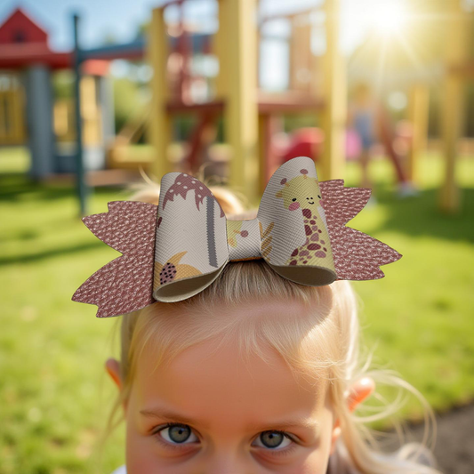 Girafficalicious Hairbow