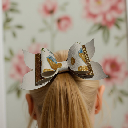 Golden Hive Hairbow