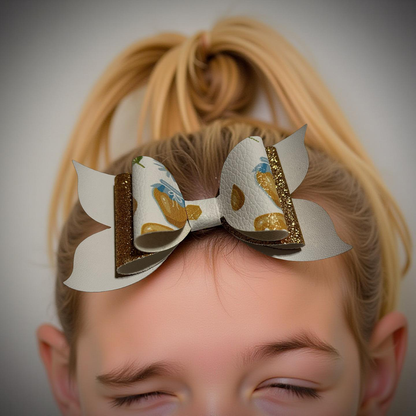 Golden Hive Hairbow