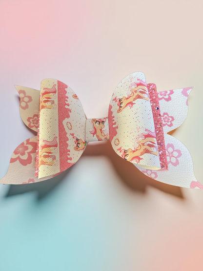 💖 Pinky Sparkle Biggie Bow