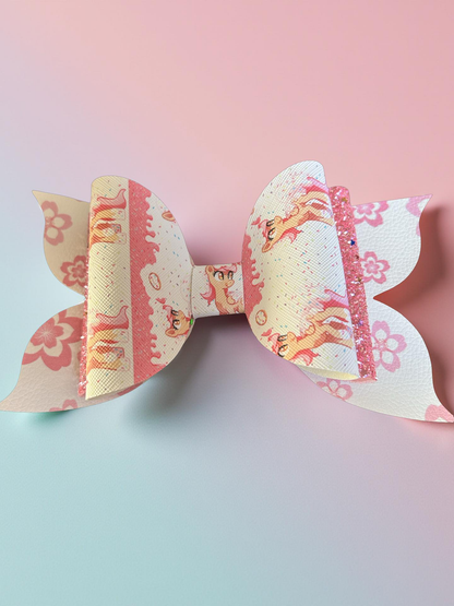 💖 Pinky Sparkle Biggie Bow