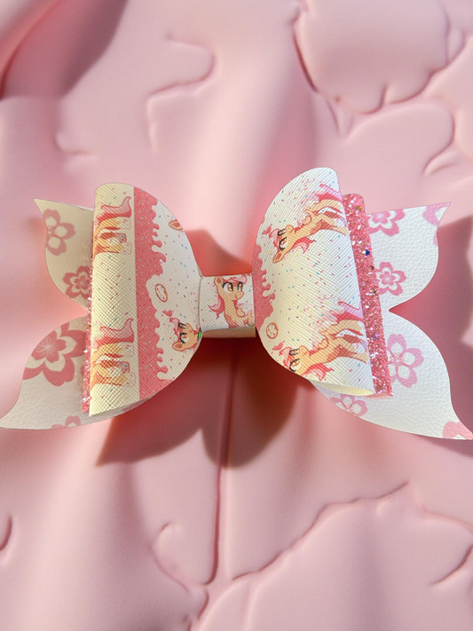💖 Pinky Sparkle Biggie Bow