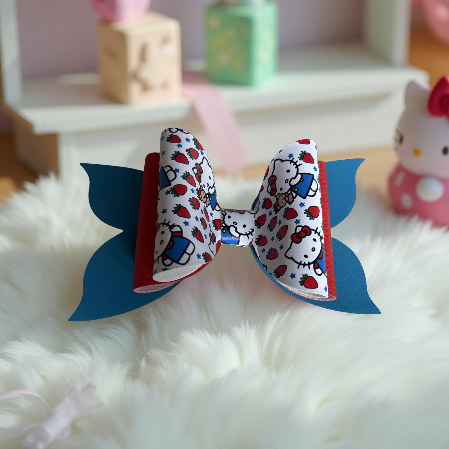 Hello Kitty Strawberry Dream Biggie Bow