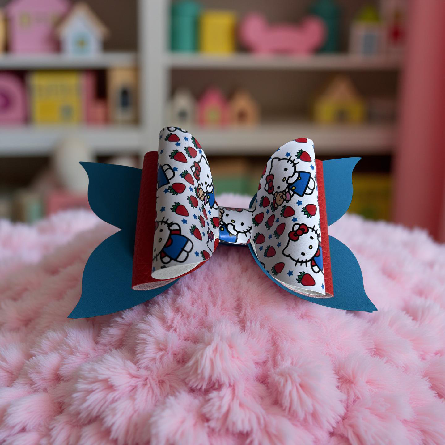 Hello Kitty Strawberry Dream Biggie Bow