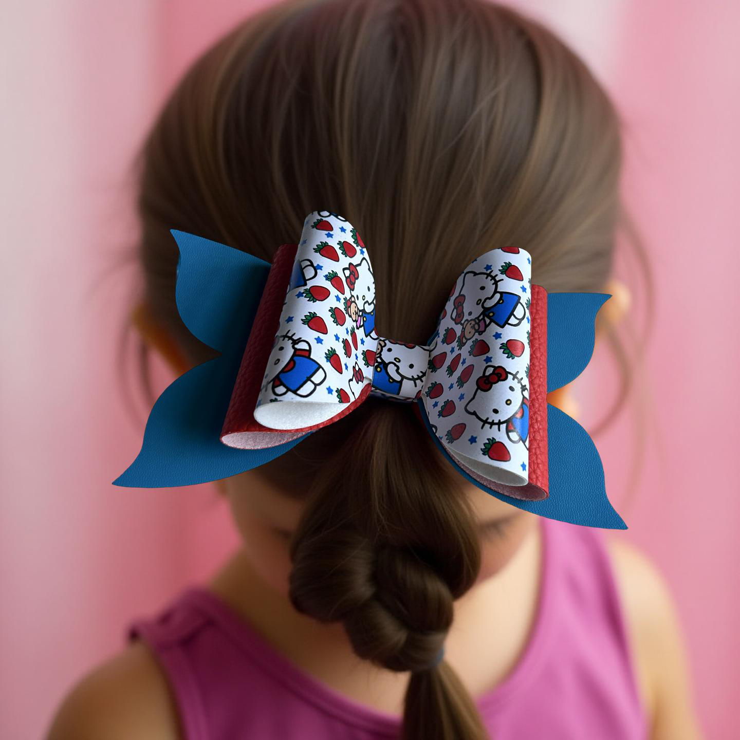 Hello Kitty Strawberry Dream Biggie Bow