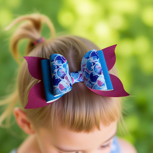 Mermaid Blues Hairbow