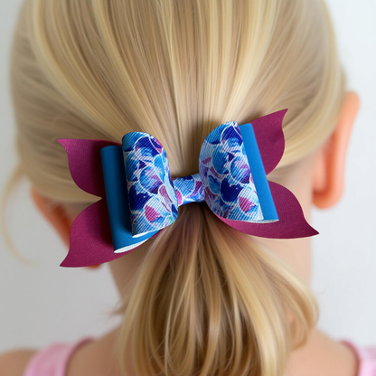 Mermaid Blues Hairbow