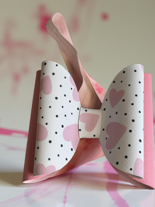 Sweetheart Polka Bow Headband