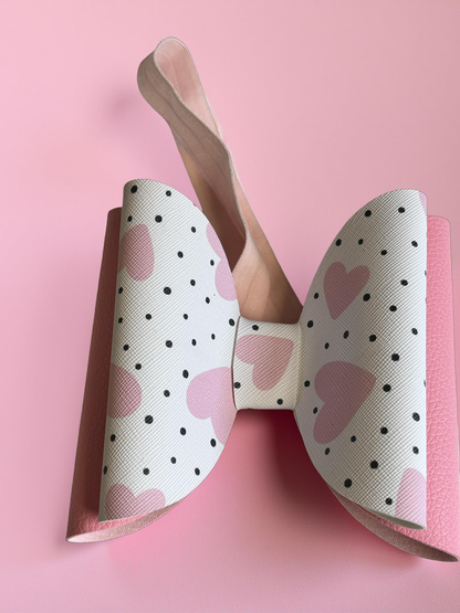 Sweetheart Polka Bow Headband