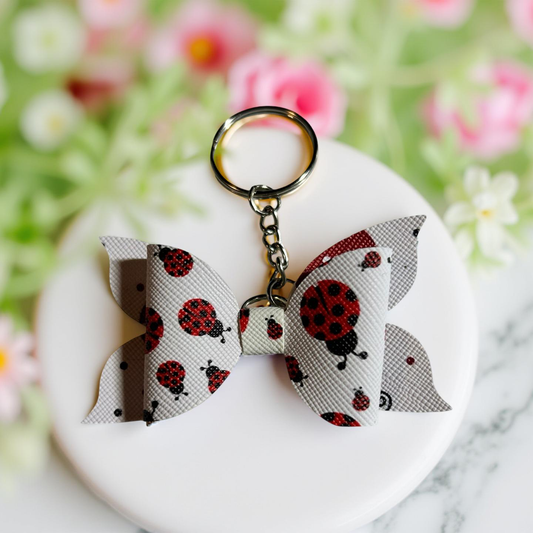 Lady Bug Love Keychain
