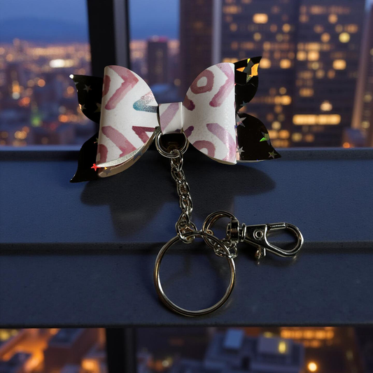🌟 Cosmic Confetti Keychain