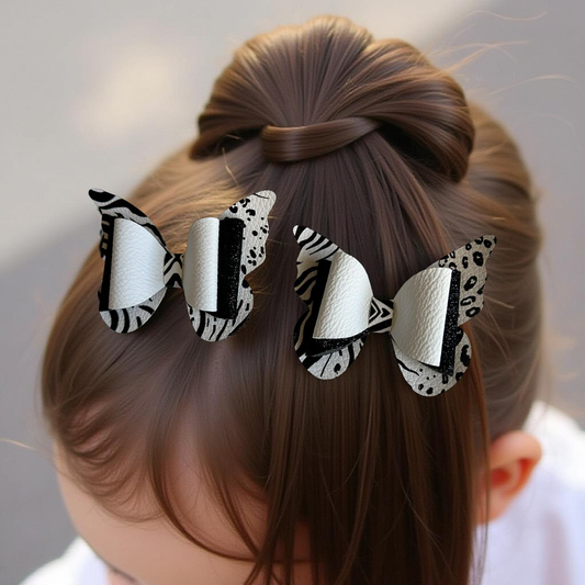 Safari Chic Bite-Size Hairbows