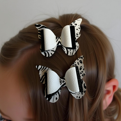 Safari Chic Bite-Size Hairbows