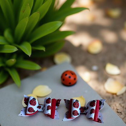 Lady Luck Bite- Size Hairbows