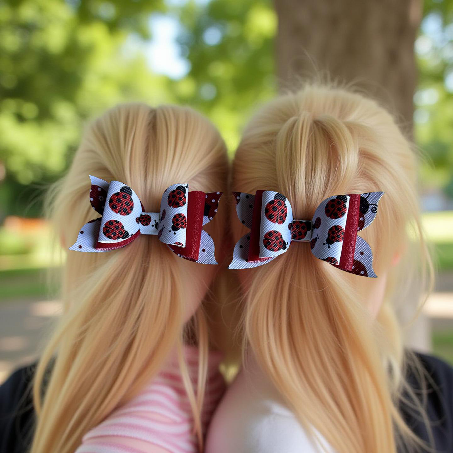 Lady Luck Bite- Size Hairbows