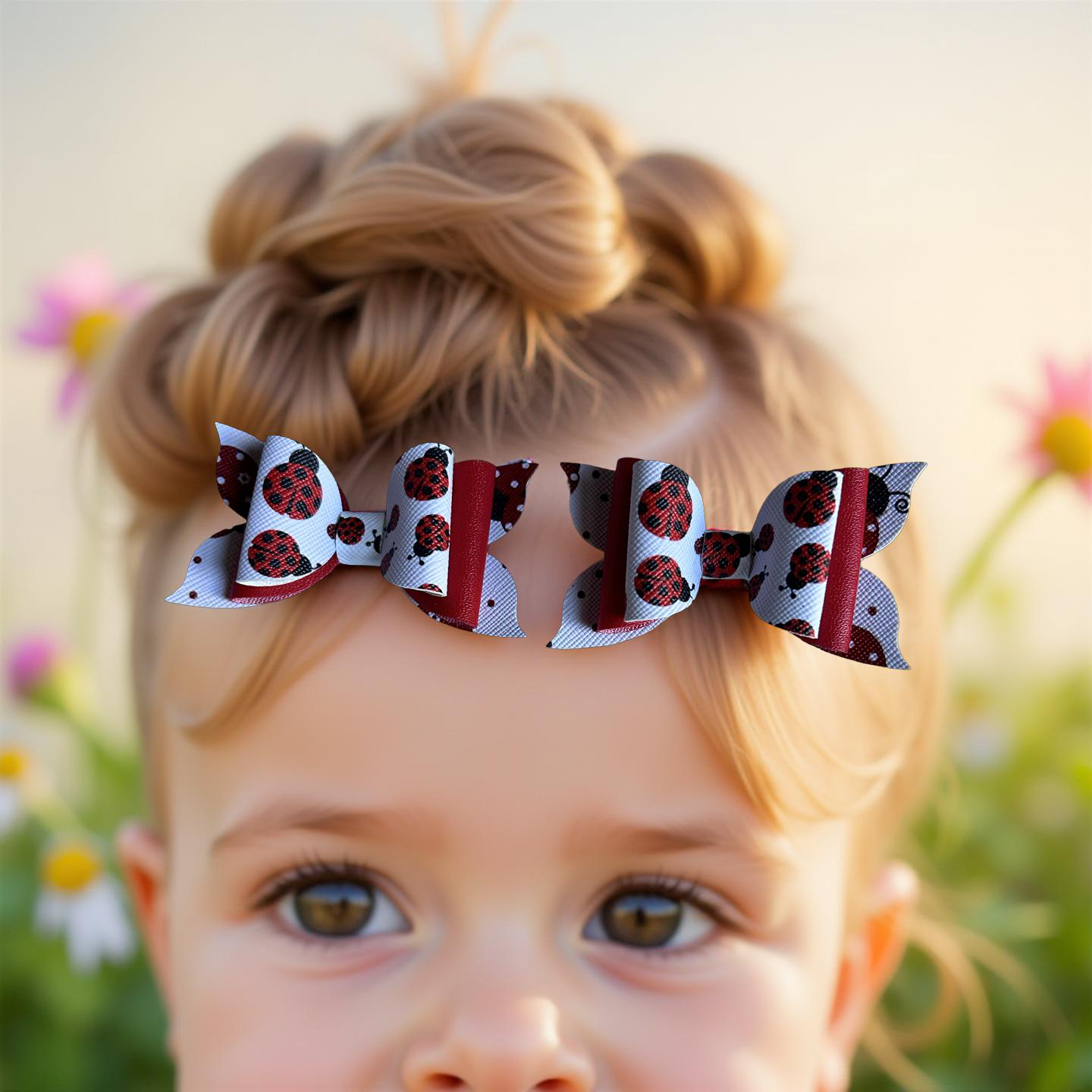 Lady Luck Bite- Size Hairbows