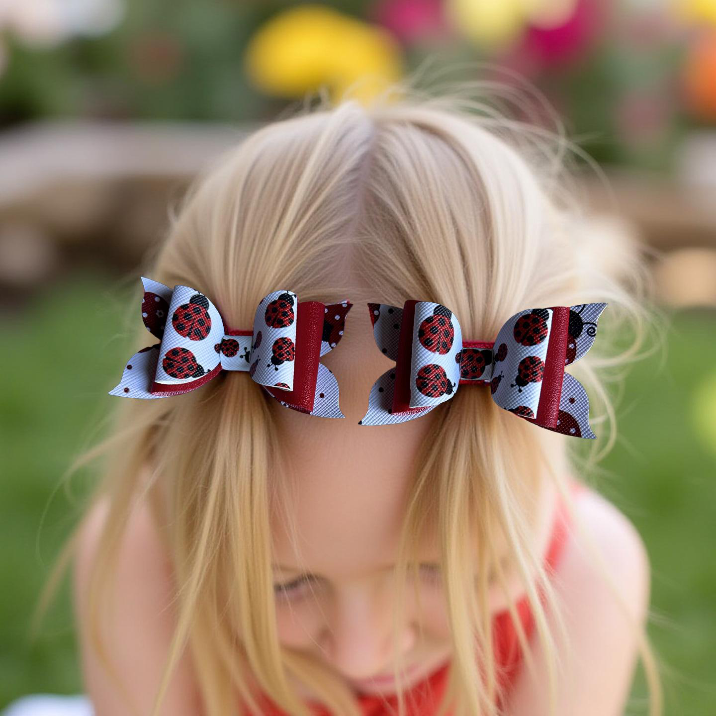 Lady Luck Bite- Size Hairbows