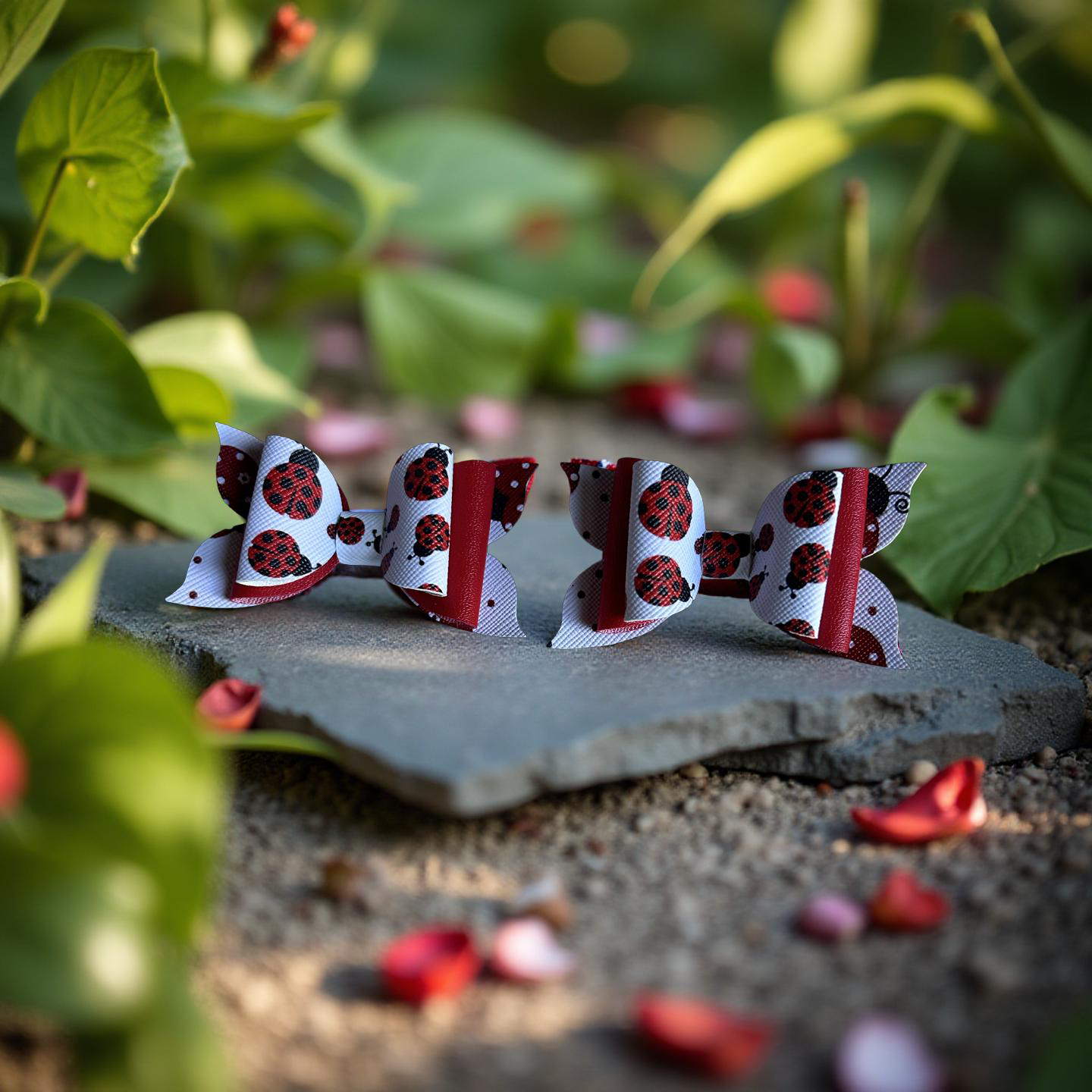 Lady Luck Bite- Size Hairbows